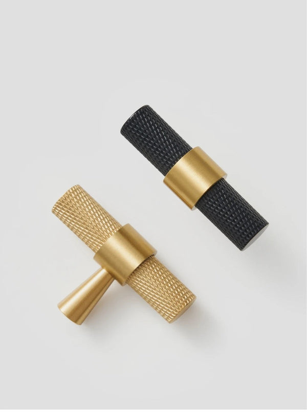 Hallaton Knurled T-Bar Handle