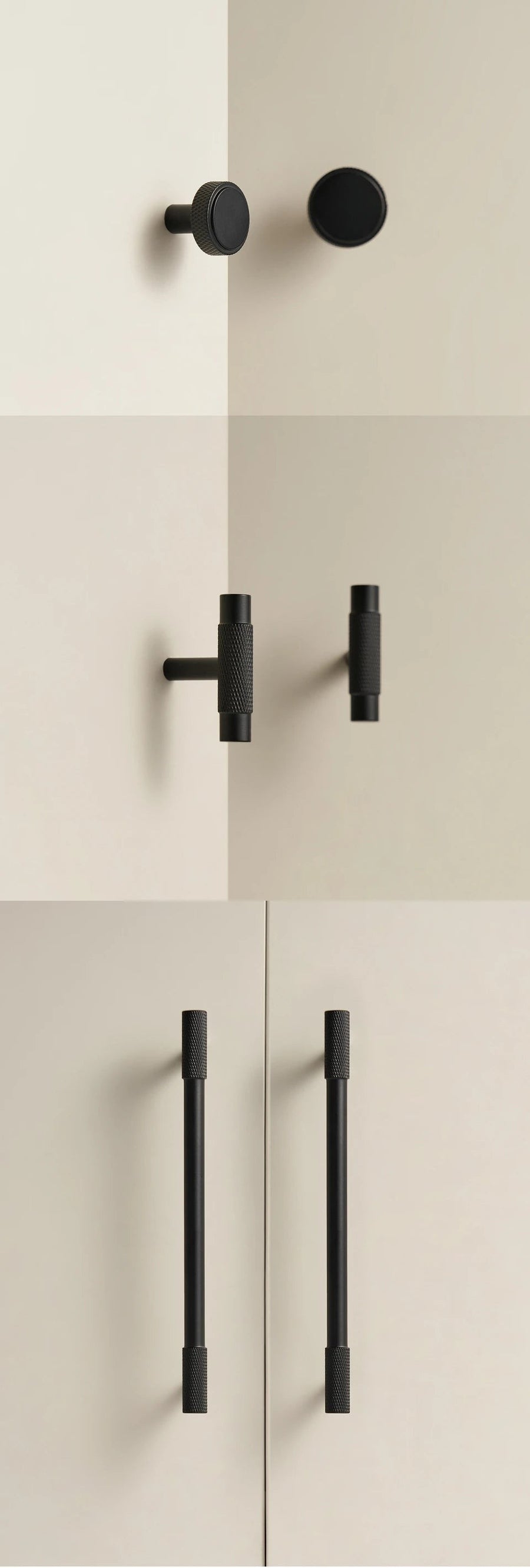 Abbotswood Knurled T-Bar Handle