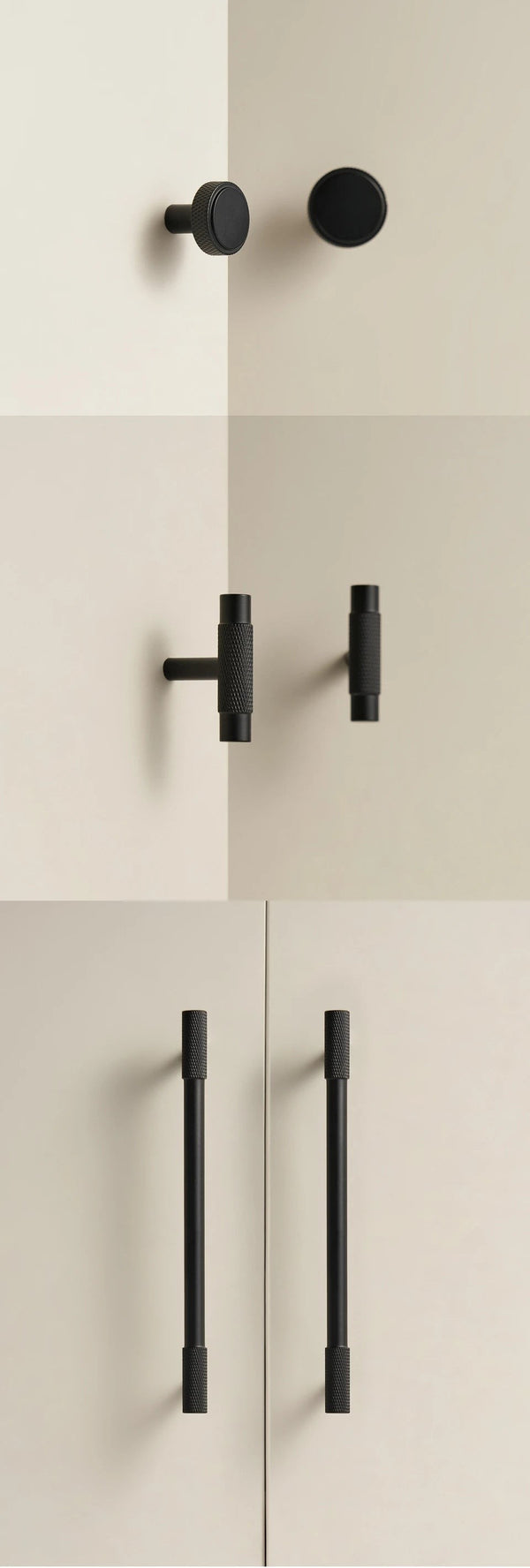 Abbotswood Knurled T-Bar Handle
